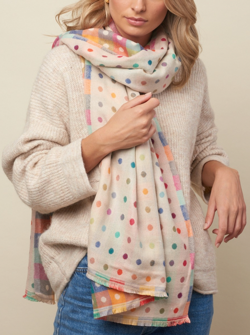 Tiger Tree | Cream She's Dotty Scarf-Tiger Tree-Homing Instincts