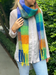 Soft Blanket Scarf - Blue Multi-Cinnamon Creations-Homing Instincts