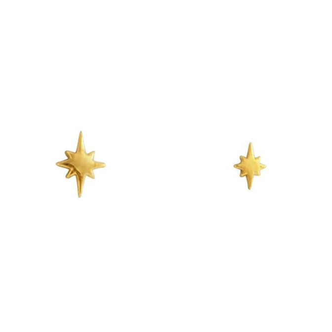 Midsummer Star | Celestials Studs Gold-Midsummer Star-Homing Instincts