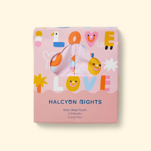 Halcyon Nights | Sleep Pouch I Love You Blush-Halcyon Nights-Homing Instincts