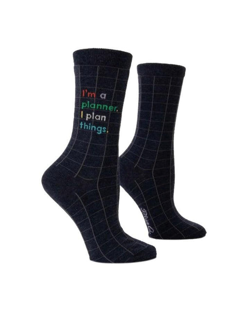 Blue Q |I'm A Planner Socks (Women)-Blue Q-Homing Instincts