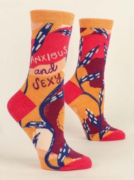 Blue Q| Anxious and Sexy Socks (Women)-Blue Q-Homing Instincts