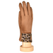 Taylor Hill | Tan Touch-Screen Gloves with Leopard Cuff-Taylor Hill-Homing Instincts