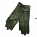 Taylor Hill | Olive Big Button Cuffed Touch-Screen Gloves-Taylor Hill-Homing Instincts