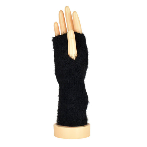 Taylor Hill | Furry Knitted Open Finger Gloves-Taylor Hill-Homing Instincts