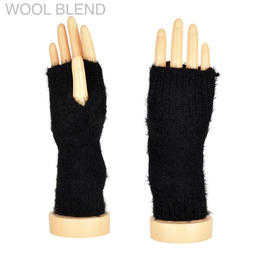 Taylor Hill | Furry Knitted Open Finger Gloves-Taylor Hill-Homing Instincts