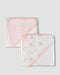 The Little Linen Company | Baby Hooded Towel 2 Pack Bunny-The Little Linen Company-Homing Instincts