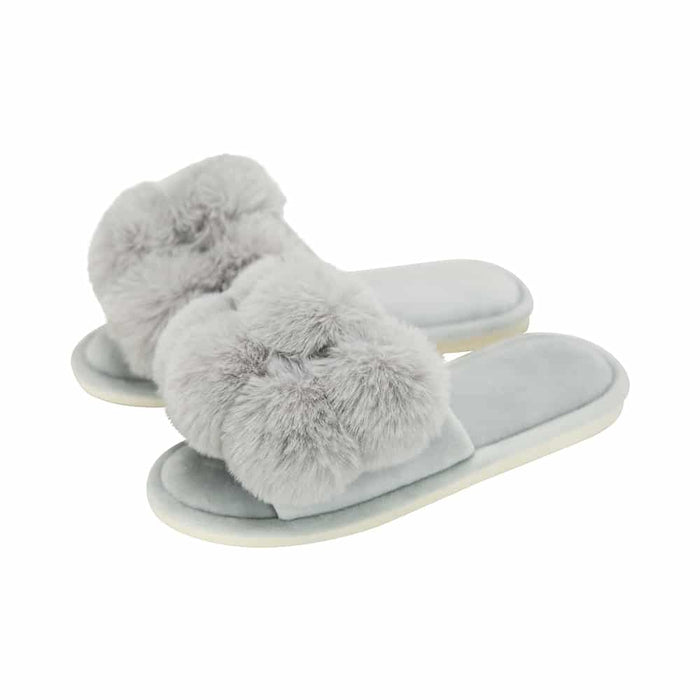 Annabel Trends | Cosy Luxe Pom Pom Slippers-Annabel Trends-Homing Instincts