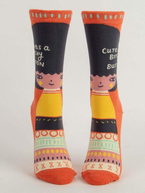 Blue Q | Cute As A Bitchy Button Socks-Homing Instincts