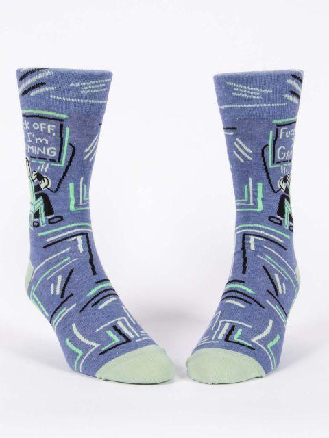 Blue Q | F**k off I'm Gaming Socks-Blue Q-Homing Instincts