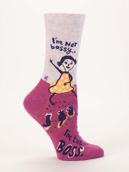 Blue Q | I'm Not Bossy, I'm The Boss Socks-Blue Q-Homing Instincts