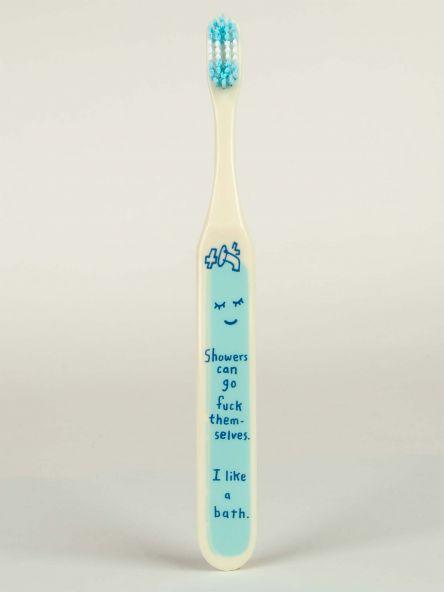 Blue Q | Toothbrush - Showers Can Go F**k Themselves. I Like a Bath-Blue Q-Homing Instincts