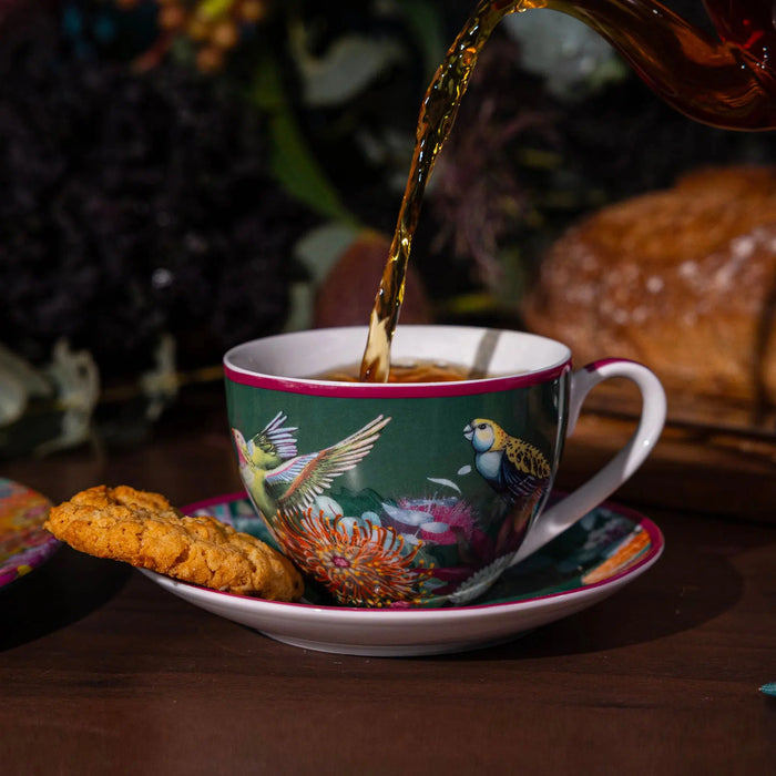 La La Land - Tea cup and saucer Bush Blooms-La La Land-Homing Instincts