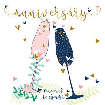 Card - Anniversary: Memories by Molly Mae-Scarpa Imports-Homing Instincts