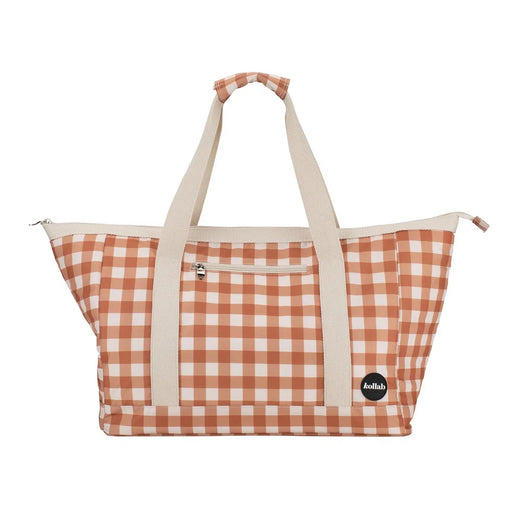 Kollab | Holiday Picnic Tote Clay Check-Kollab-Homing Instincts