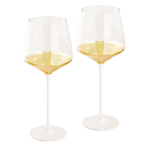 Cristina Re | Wine Glass Estelle Gold Set of 2-Cristina Re-Homing Instincts