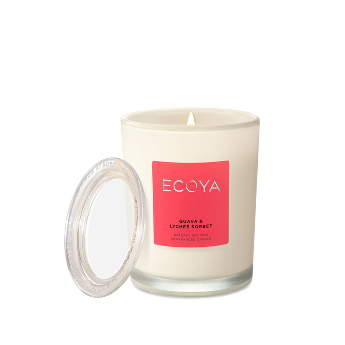 Ecoya | Guava & Lychee Sorbet Metro Jar Candle-Ecoya-Homing Instincts