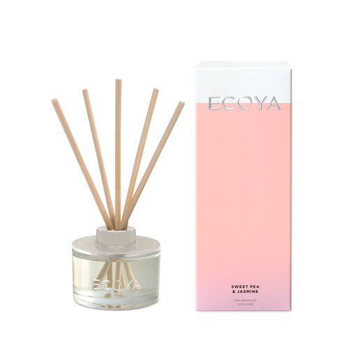 Ecoya | Sweet Pea & Jasmine Mini Reed Diffuser-Ecoya-Homing Instincts