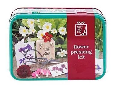 Flower pressing kit in a tin-Homing Instincts