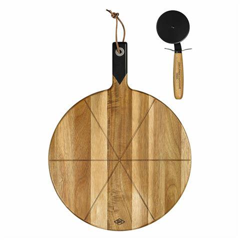 Gentlemen's Hardware | Pizza Cutter & Serving Board-Gentlemen's Hardware-Homing Instincts