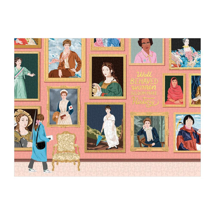 Herstory Museum Foil Puzzle (1000 pc)-Bobangles-Homing Instincts