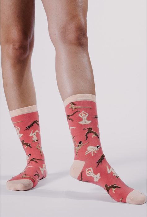 Spencer Flynn | Namaste Nips Women's Socks-Spencer Flynn-Homing Instincts