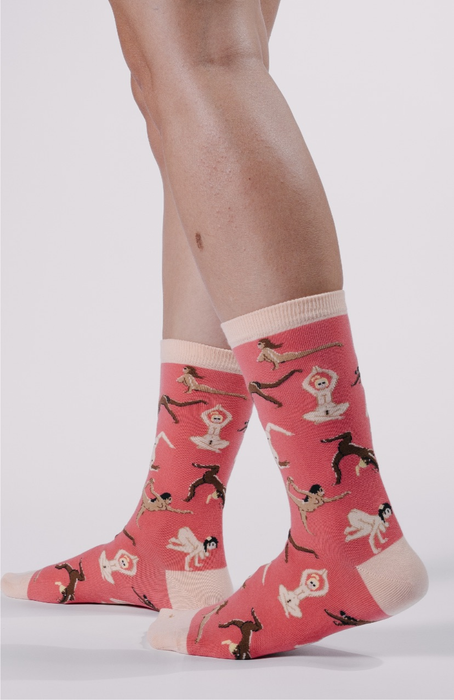 Spencer Flynn | Namaste Nips Women's Socks-Spencer Flynn-Homing Instincts