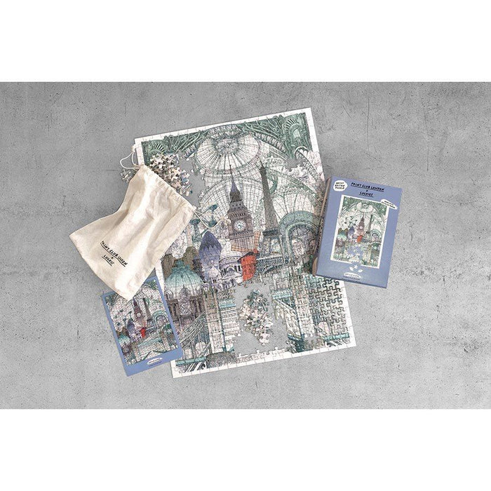 Luckies Print Club - London Paris Brussels 500 Piece Jigsaw Puzzle-Luckies Print Club-Homing Instincts