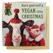 Greeting Card Vegan Little Christmas-La La Land-Homing Instincts