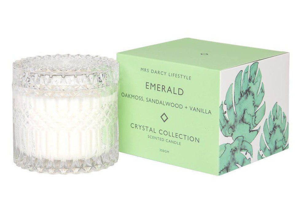 Mrs Darcy | Chic Crystal Candle (Medium)-Mrs Darcy-Homing Instincts