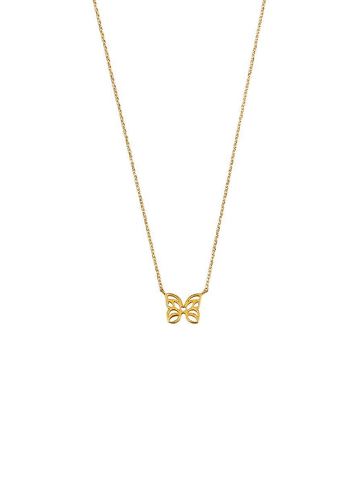 Tiger Tree | Gold Butterfly Necklace-Tiger Tree-Homing Instincts