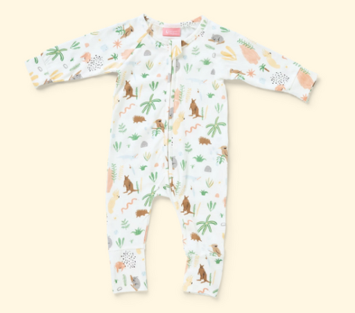 Halcyon Nights | Zip Sleepsuit Outback Dreamers-Halcyon Nights-Homing Instincts