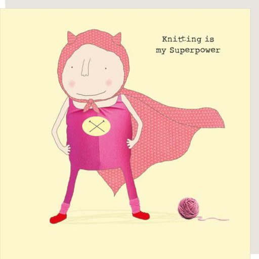 Rosie Made a Thing | Knitting is my Superpower Card-Homing Instincts
