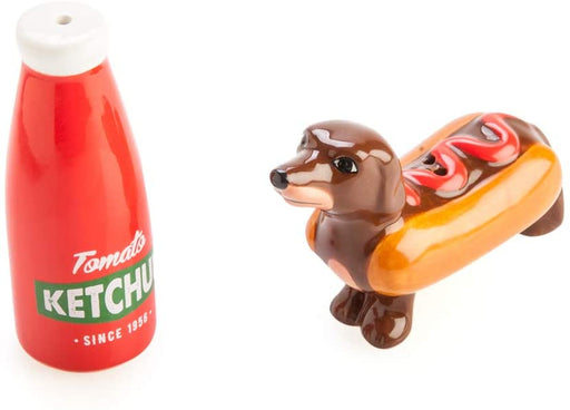 Sausage Dog & Ketchup Salt and Pepper Shakers-MDI-Homing Instincts