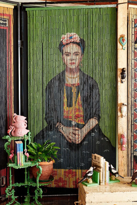 Oshi | Frida Sitting Bamboo Door Curtain-Oshi-Homing Instincts