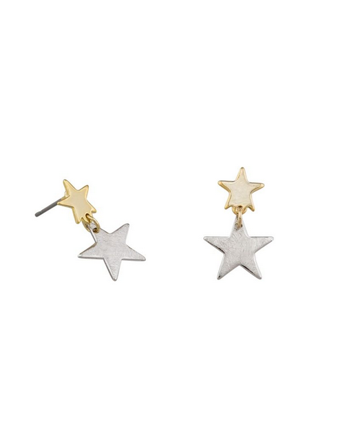 Tiger Tree | Gold and Silver Little & Big Star Earrings-Tiger Tree-Homing Instincts